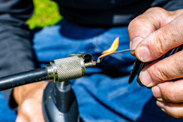 Field repairs - a faulty connector is re-soldered into working again.