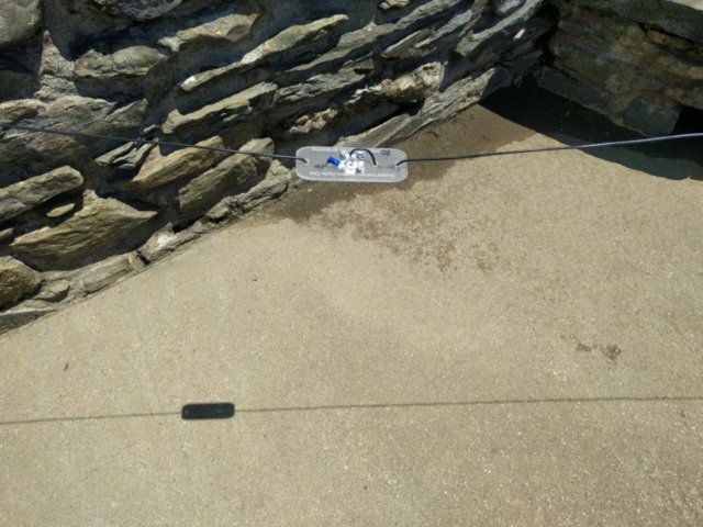 An antenna waiting to be risen.